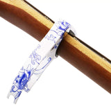 Blue and White Porcelain Guitar Capo,Pick Bag,Guitar Diacritical Clip for Acoustic Guitar,Ukulele,Acoustic Guitar Picks