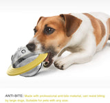 Multifunctional IQ Interactive pet Supplies bite Resistant Dog Toy Flying Saucer Puzzle Slow Feeder Food Distribution Ball