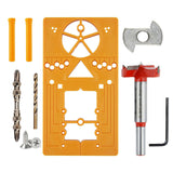 95-105 Degree Hinge Punch Hole Locator Punching Formwork Installation 35MM Cupboard Hinges Auxiliary Board Woodworking Tool