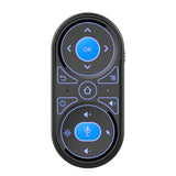 Wireless 2.4G Air Mouse RGB Backlight Gyro IR Learning for Google Voice Remote Control Rechargeable G11 Mini Keyboard