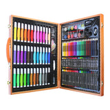 145/150/168/208 PCS Art Painting Set Colored Pencil Watercolor Pen Oil Pastel Crayon Drawing Tools Kit Supplies Gift Stationery