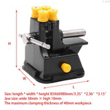 DIY Jewelries Craft Mould Fixed Repair Hand Tool Mini Vice Suction Grip Vise   M10 dropship