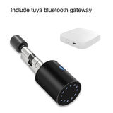 TUYA Fingerprint Smart Cylinder Lock password Biometric Electronic door Lock with Code digital Keypad Home intelligent lock