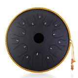 steel Tongue Drum 14 inch 14 tone  Drum Handheld Tank Drum Percussion Instrument Yoga Meditation Beginner Handpan