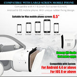 BOBO VR Z6 Bluetooth 3D Glasses Virtual Reality Box Google Cardboard Stereo Mic Headset Helmet for 4.7-6.5" Smartphone+Joystick