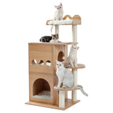 Cat Climbing Toy Cat House Kitten Climbing Frame Cat Tree Playing Training For Fun Cat Scratching Post