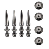 4 Pairs Pure Copper Shockproof Speaker Foot Spike Subwoofer Base Pad Stand Foot for HIFI Speaker Shock Absorption Speaker Spike