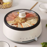 Split Type Multi-function Electric Hot Pot Household Electric Cooker Electric Skillet Hot Pot Pot 4-6 People Student MC-DY28P151