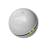Smart Interactive Cat Toy Colorful LED Self Rotating Ball With Catnip Bell And Feather Toys USB Rechargeable Cat Kitten Ball Toy