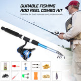 Fishing Reel Rod Combo Set Fishing Pole Spinning Reel Set with Fishing Accessories for vara de pesca