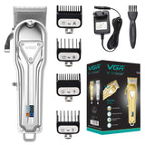 Professional Cord/Cordless Adjustable Hair Trimmer Powerful Electric Hair Clipper For Men Rechargable Beard Haircut Machine