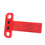 T260 Advanced Scriber Carpentry T-type Marking Ruler Hole Woodworking Marking Ruler