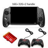 X20 Handheld Game Console 7 Inch Screen Retro Joystick Support TF Card Double Player Video Output for Kids