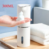 300ML Automatic Liquid Soap Dispenser USB Charging Touchless Soap Dispanser Machine Smart Washing Infrared Sensor Hand Sanitizer