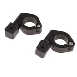 Matte Black LED Light Bar Mounting Bracket Kit Light Bar Clamp Mounting Kit  Suitable for Motorcycle Handlebars Crash Bars