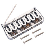 7 String Electric Guitar Ukulele Bridge with Assemble Accessories Brass