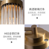 Nordic Simple Modern Copper Wall Lamp for Living/dining Room Decoration Led E14 Bedroom Bedside Lamp Balcony Corridor Background
