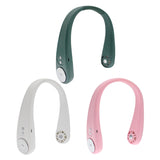 Portable Bladeless Hanging Neck Fan Mini Air Cooler USB Rechargeable Small Personal Cooling Tools for Home Outdoor