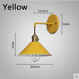 Nordic simplicity LED macarons colorful wall light home improvement bed room foyer study bedside aisle children Room wall lamp
