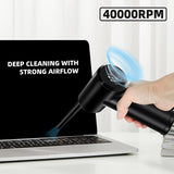 40000 RPM Keyboard Sucker, 60W Powerful with 6000MAH Battery, Keyboard Cleaner Portable Dust Blower