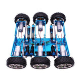 Arduino 6WD Off-Road Robot Kit Search Rescue Smart Car With Chassis Platform 6-Wheel Drive Aluminum Alloy Rc Car