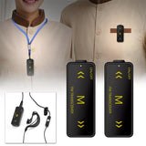 2 Pcs V1 Mini Business Walkie Talkie 3Km Communication Distance 2Ch UHF 400-480MHz Portable Walkie Talkie with Headset
