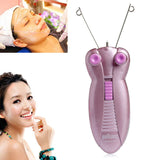 Electric Body Face Facial Hair Remover Defeatherer Cotton Thread Epilator Kit