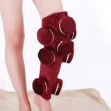 Smokeless Moxibustion Box Red Velvet Bag Cover Moxa Stick Acupuncture Roller Holder Neck Waist Body Acupoint Massage Therapy