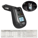 Car battery voltage tester 12V/24V cigarette lighter battery monitoring detector EM281 convenient car diagnostic instrument