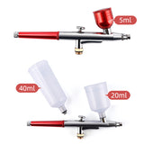 Beautygogo Mini Air Compressor Kit Air-Brush Paint Spray Gun Airbrush For Nail Art Tattoo Craft Cake Nano Fog Mist Sprayer