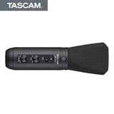 TASCAM TM-250U Large Diaphragm USB Microphone for live streaming,online meeting and voice over / video editing