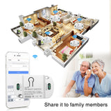 Wi-Fi Switch Module 10A Intelligent Relay Light Switch APP Remote Voice Control DIY Breaker Module Home Appliance Automation