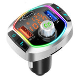 Car Bluetooth-compatible V5.0 MP3 Player 12~24V Car Charger PD Fast Charging Multifunction FM Transmitter Charger Adapter
