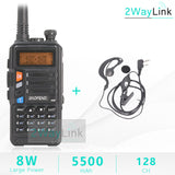 BaoFeng UV-5R Walkie Talkie UV 5R Upgrade Version CB Radio hf Transceiver 8W 10km Dual Band UHF VHF Walkie-Talkies UV 82 UV 9R