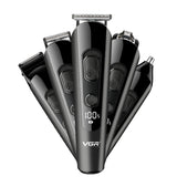 VGR 5in1 grooming kit professional hair trimmer for men beard clipper electric facial body grooming for nose ear eyebrow