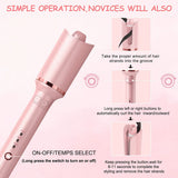 Automatic Rotating Ceramic Hair Curler Professional Iron Curler Styling Tools for Curls Waves Ceramic Curly Magic Hair Curlers
