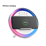 WILIT Smart Music Speaker LED Night Light Touch Control Wireless Charging Portable child Bedroom RGB Dimmable Bedside Lamp