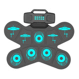 Electronic Drum Sets, 9 Drum Pads, Beginner Practice, MIDI Drum Pad for Playing Games, Electronic Drum Kits