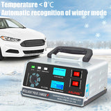 Smart Battery Charger 12V/24V Trickle Smart Pulse Repair Automotive Battery Charger For Car Truck Boat Motorcycle Power Tool