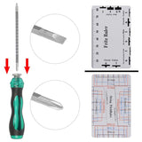 Dropship-23 Pcs Guitar Repair Tool Kits, Hexagonal Wrenches, Files, String Rulers, Suitable for Acoustic Guitars, Ukuleles