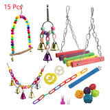 15/9/8/3 Pcs Bird Chewing Toy Funny Cotton Rope Parrot Toy Bite Resistant Cockatiels Parakeet Training Toy Bird Accessories Cage