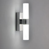 AC85-265V 6W Double heads acrylic LED wall light for Hotel/Bedroom Wall lamps for bathroom Stainless steel LED mirror lights