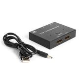 Displayport Splitter 8K/60Hz Audio Video Sync DP1.4 Bi-Direction Switch Adapter for Household Computer Accessories