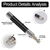 3Pcs 80/120/140mm 1/4Inch Hex Shank Bit Holder Extension Quick Change Screwdriver Connection Rod Adapter Sleeve