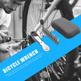 Multifunctional Bicycle Repair Tools MTB Mountain Bike Ratchet Wrench Spanner Screwdriver Bit Storage Hard Shell Bag Kit