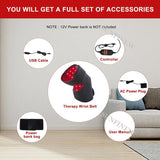 Shoulder and Knee Dual-use Infrared LED Light Therapy Belt 850nm Red Light Treatment Belt 660nm Heating Muscle Pain Relief New