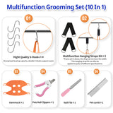 Pet Hammock Grooming Helper for Cats Dogs Hammocls Restraint Bag Puppy Dog Nail Clip Trimmer Pet Comb Nail File Trimming Tools