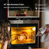 INKBIRD 2 in 1 Digital Meat Thermometer Kitchen Cooking Utensil Temperature Measuring BBQ Thermometer with Alarm Dual Probe Tool