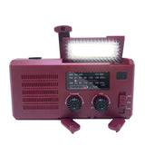 Newest Emergency Solar Power Hand Crank Dynamo Generator 4000mAh Phone Charger Bank SOS AM/FM NOAA Weather COB Flashlight Radio