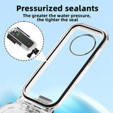 For Insta360 X3 Dive Case Waterproof Housings Underwater Protection Case Panoramic Action Camera Replacement